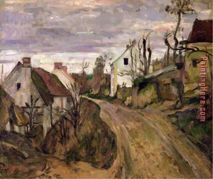 Paul Cezanne The Village Road Auvers C 1872 73